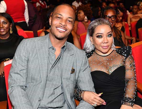 T.I. and Tameka "Tiny" Harris attend 2019 Black Music Honors at Cobb Energy Performing Arts Centre on September 05