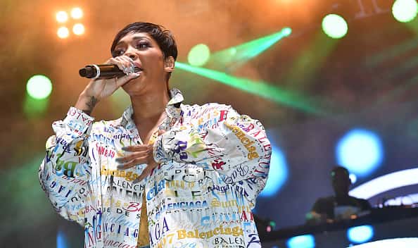 Singer Monica performs onstage during 10th Annual ONE Musicfest at Centennial Olympic Park on September 08