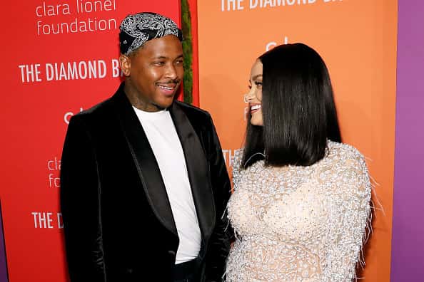 YG and Kehlani attend the 5th Annual Diamond Ball benefiting the Clara Lionel Foundation at Cipriani Wall Street on September 12