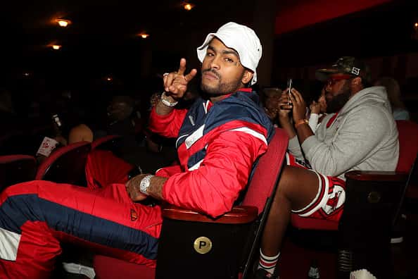 SEPTEMBER 16: Dave East attends the "Godfather Of Harlem" New York Screening at The Apollo Theater on September 16