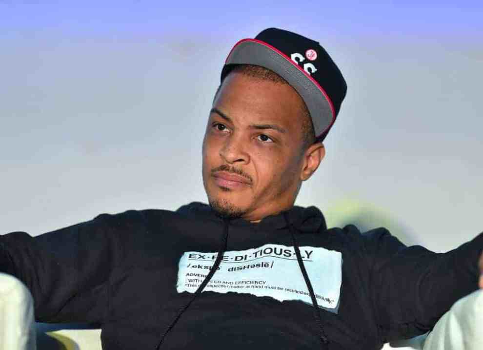 T.I wearing black