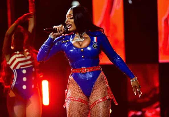 Megan Thee Stallion performs onstage at the BET Hip Hop Awards 2019 at Cobb Energy Center on October 05