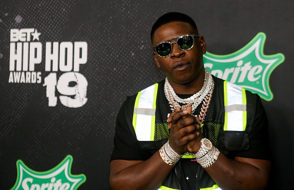 Blac Youngsta arrives to the 2019 BET Hip Hop Awards on October 05