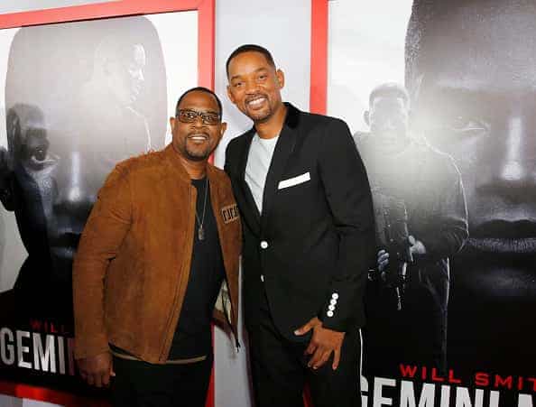 Martin Lawrence and Will Smith attend the Premiere of Gemini Man at the TCL Chinese Theater in Hollywood
