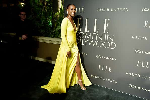 Issa Rae arrives at the 2019 ELLE Women In Hollywood at the Beverly Wilshire Four Seasons Hotel on October 14