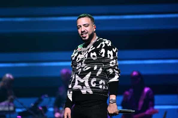 French Montana performs during the TIDAL's 5th Annual TIDAL X Benefit Concert TIDAL X Rock The Vote At Barclays Center - Show at Barclays Center of Brooklyn on October 21