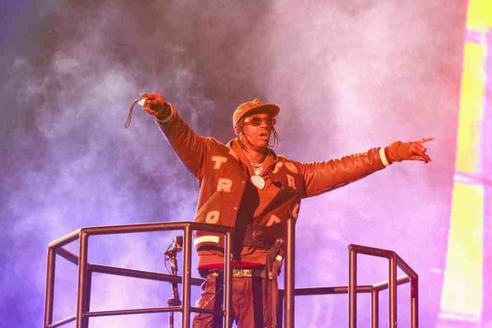 Travis Scott on stage