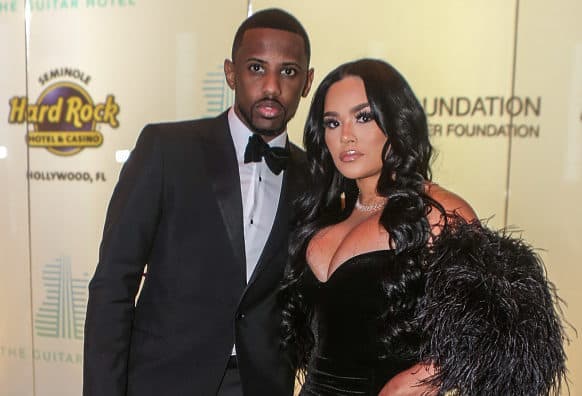 Fabolous and Emily B. attend Fabolous' The Great Fabsby Birthday Celebration at Jazz Room at the General on November 18