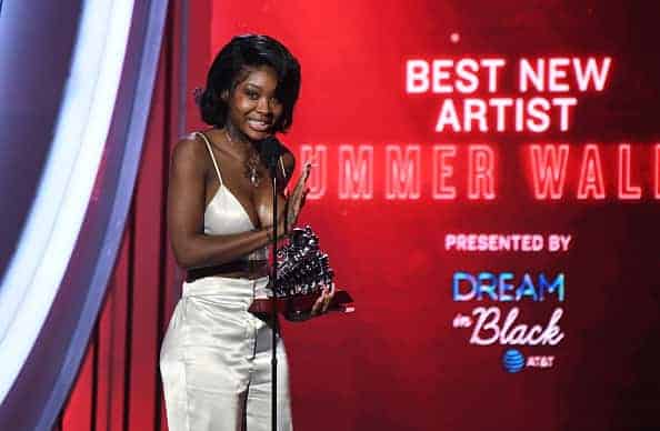 Summer Walker performs on stage at Electric Brixton on October 20