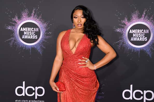 Megan Thee Stallion attends the 2019 American Music Awards at Microsoft Theater on November 24