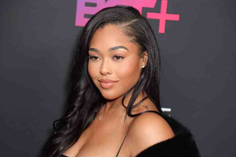 Jordyn Woods smiling at the camera