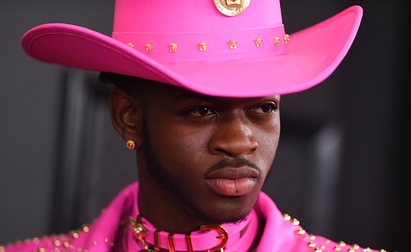 US rapper Lil Nas X arrives for the 62nd Annual Grammy Awards on January 26
