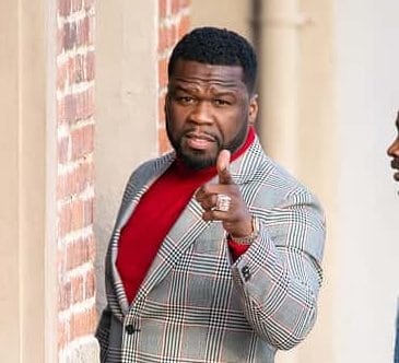 50 Cent is seen at 'Jimmy Kimmel Live' on January 30