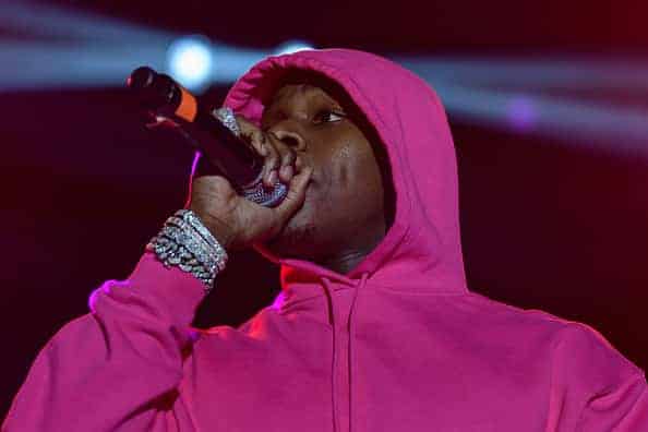 Jonathon Lyndale Kirk also known by his stage name Dababy performs onstage during Shaq's Fun House at Mana Wynwood Convention Center on January 31