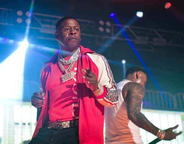 Blac Youngsta and Moneybagg Yo perform at the MoneyBagg Yo Concert at The Masquerade on January 10