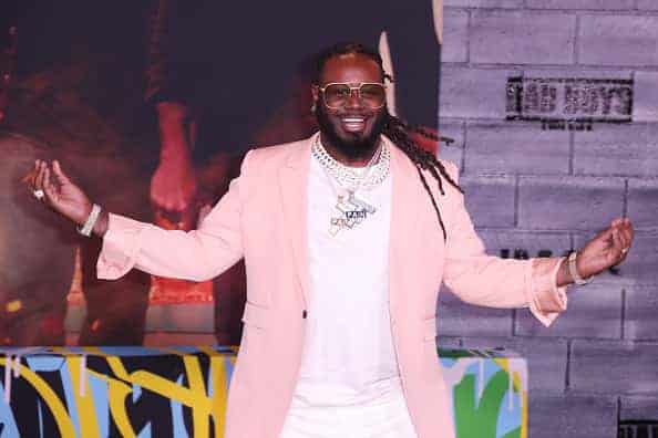 T-Pain attends Premiere Of Columbia Pictures' "Bad Boys For Life" at TCL Chinese Theatre on January 14