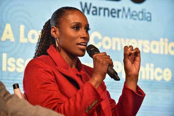 Actress/producer Issa Rae speaks on a panel at The Blackhouse Foundation's "A Lowkey Conversation With Issa Rae and Prentice Pen