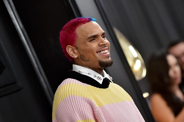 Chris Brown attends the 62nd Annual GRAMMY Awards at Staples Center on January 26