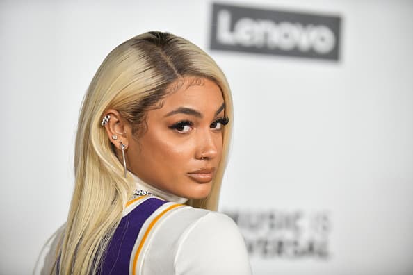 DaniLeigh attends Universal Music Group Hosts 2020 Grammy After Party on January 26