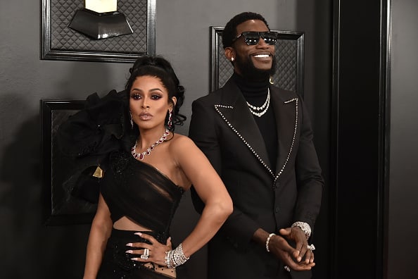 Keyshia Ka'Oir and Gucci Mane attend the 62nd Annual Grammy Awards at Staples Center on January 26