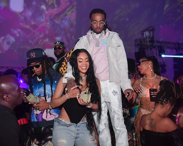Saweetie and Quavo arrive the '2019 Billboard Music Awards' at MGM Grand Arena on May 01