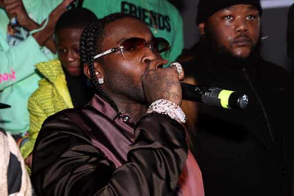 Pop Smoke performs at the Pop Smoke Listening Party at Villain on February 06