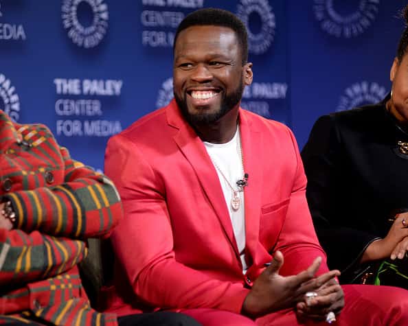 Curtis "50 Cent" Jackson speaks onstage during the Power Series Finale Episode Screening at Paley Center on February 07