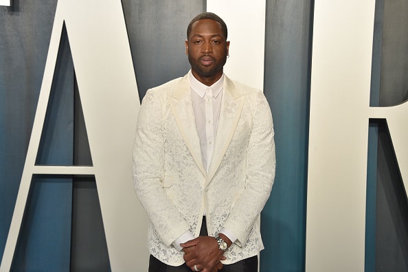 FEBRUARY 09: Dwyane Wade attends the 2020 Vanity Fair Oscar Party at Wallis Annenberg Center for the Performing Arts on February 09