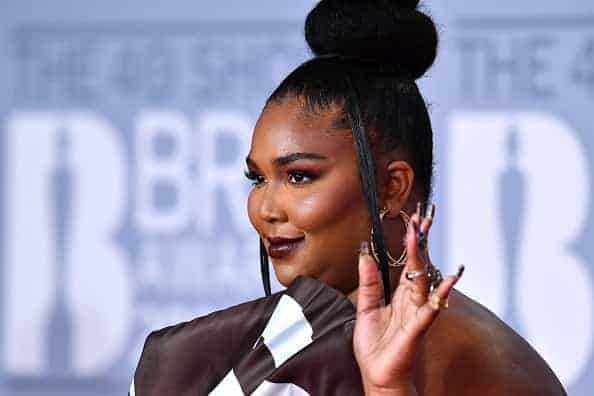 Lizzo attends The BRIT Awards 2020 at The O2 Arena on February 18