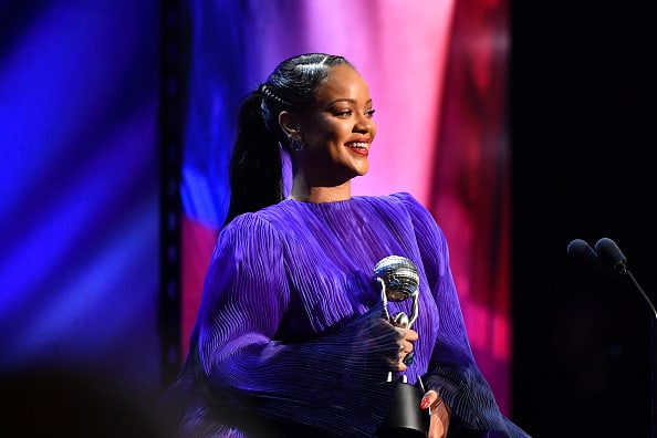 Rihanna accepts the President’s Award onstage during the 51st NAACP Image Awards