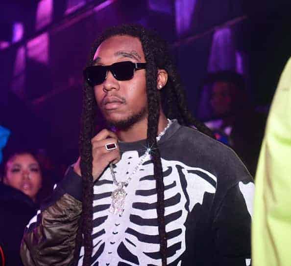 Takeoff of the group Migos attend Hawks vs Nets After Party at Gold Room on February 28
