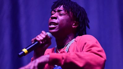 Rapper Lil Loaded performs during The PTSD Tour In Concert at The Tabernacle on March 11