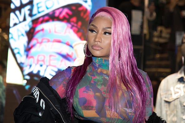 Nicki Minaj at the Diesel Store. In the picture: Nicki Minaj. Nicki Minaj presented at the Store Diesel his special "Diesel Haute Couture" capsule collection created in collaboration with the famous Italian brand Diesel. Milan