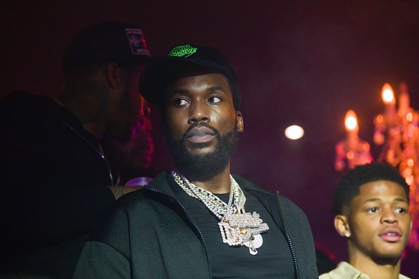 Meek Mill and YK Osiris attend Dreams and Nightmares Halloween Party at Compound on October 31
