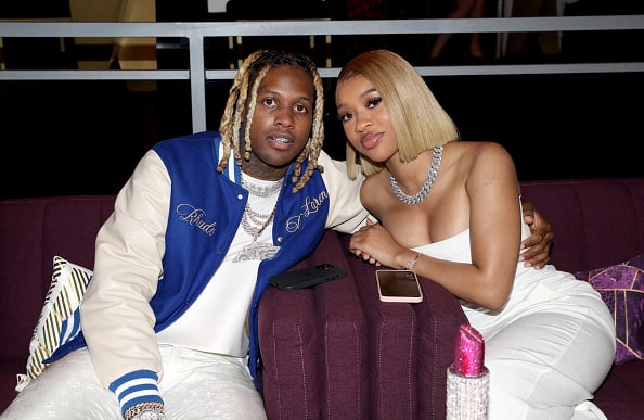 (L-R) Lil Durk and India Royale attend the BET Awards 2021 at Microsoft Theater on June 27