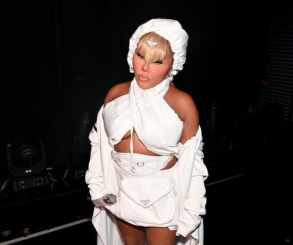 Lil' Kim attends the BET Awards 2021 at Microsoft Theater on June 27
