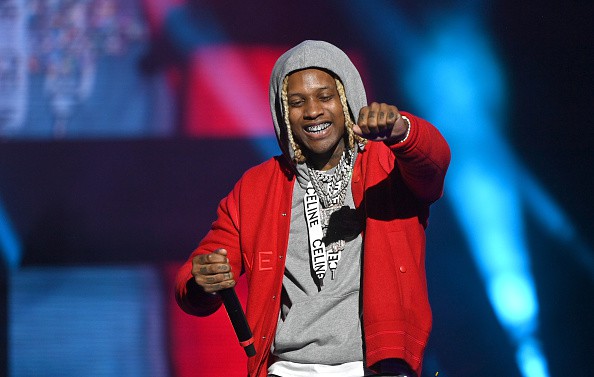 Rapper Lil Durk performs onstage during Hot 107.9 Birthday Bash 25 at Center Parc Credit Union Stadium at Georgia State University on July 17
