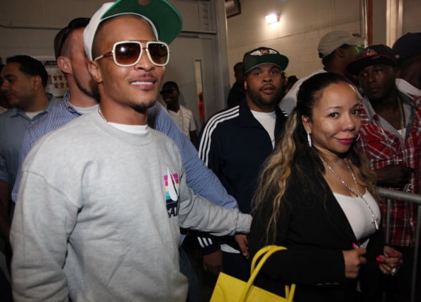 (L-R) T.I and Tiny attend HOT 97's Summer Jam 2012at MetLife Stadium on June 3
