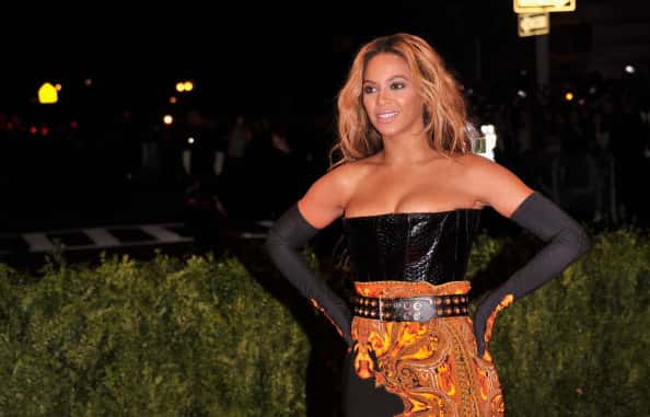 Beyonce attends the Costume Institute Gala for the "PUNK: Chaos to Couture" exhibition at the Metropolitan Museum of Art on May 6