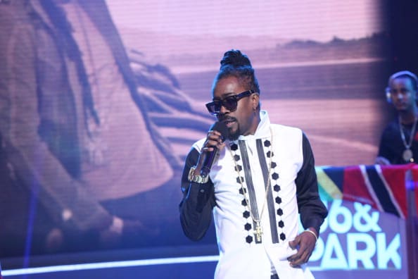 Recording artist Beenie Man performs during 106 & Park at the 106 & Park Studio on August 19