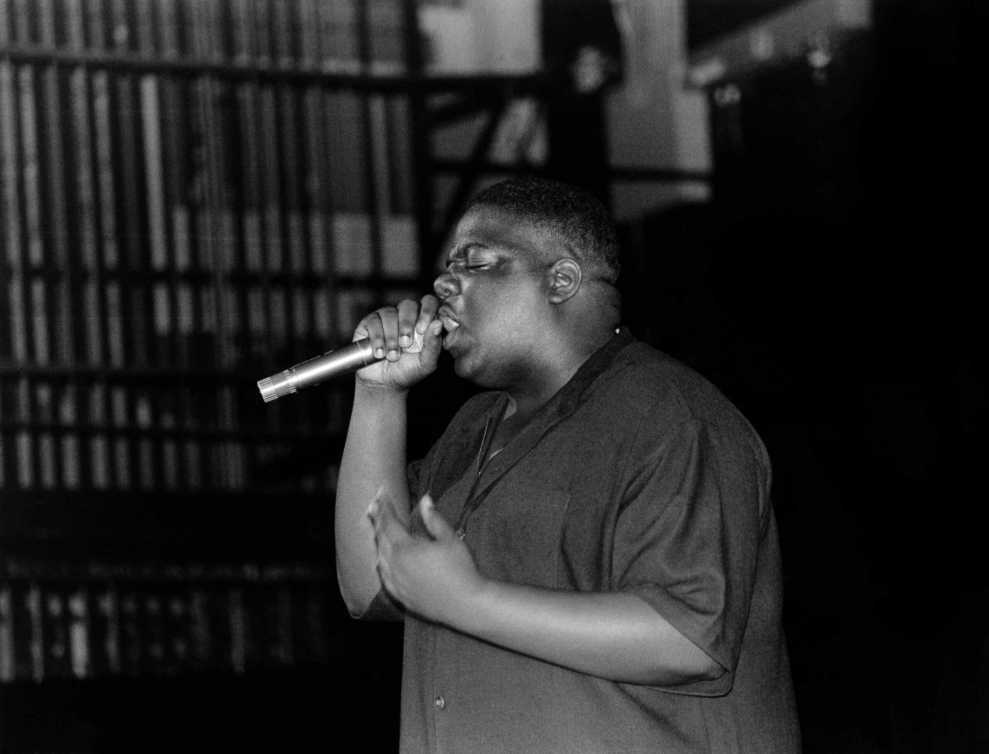 Notorious b.I.G. performing