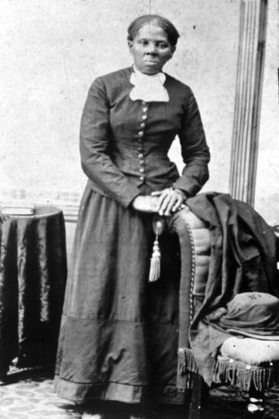 American abolitionist leader Harriet Tubman (1820 - 1913) who escaped slavery by marrying a free man and led many other slaves t