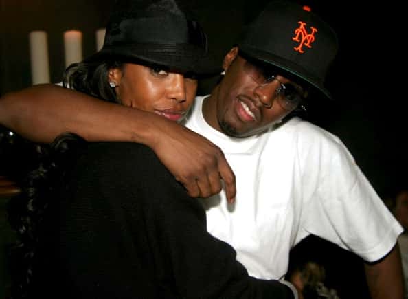 Diddy and Kim Porter.