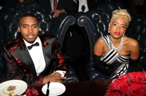Nas and Kelis during Hennessy Paradis Private Dinner for Nas' Album Hip Hop are Dead at Gin Lane in New York