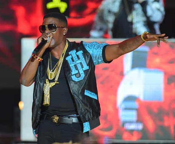 Lil Bossie performs at the BET Hip Hop awards at Boisfeuillet Jones Atlanta Civic Center on September 20