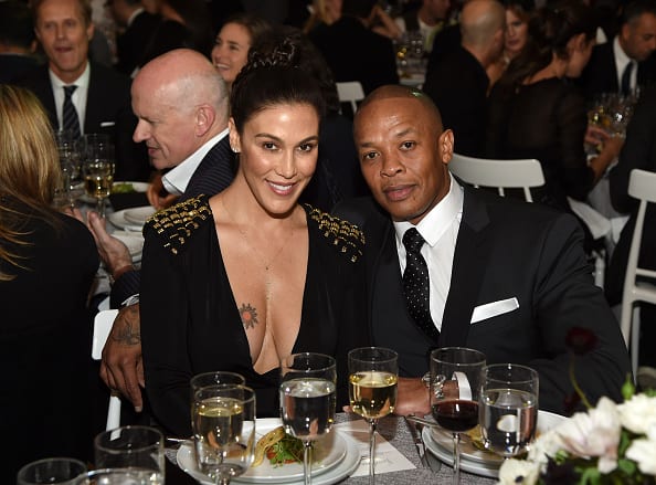 Nicole Young and Dr. Dre attend WSJ. Magazine 2014 Innovator Awards at Museum of Modern Art on November 5