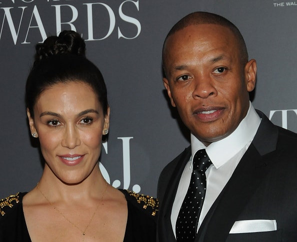 Nicole Young and Dr. Dre attend WSJ. Magazine's 'Innovator Of The Year' Awards at Museum of Modern Art on November 5