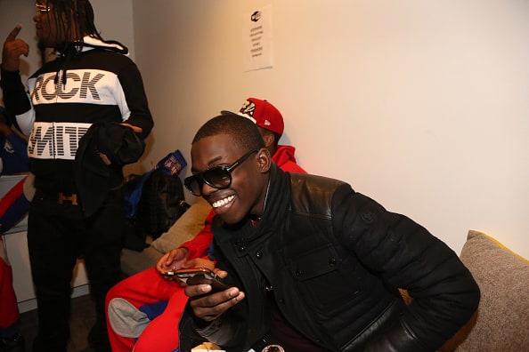 Bobby Shmurda attends BET's "106 & Party" at BET Studios on December 12