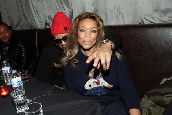 TV personality Wendy Williams (r) and husband Kevin Hunter attend the Smif N Wessun - Dah Shinin' 20 Year Anniversary concert at