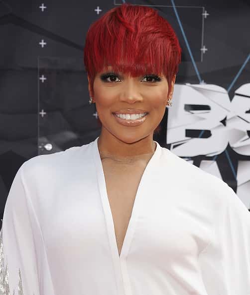 Singer Monica attends the 2015 BET Awards at the Microsoft Theater on June 28